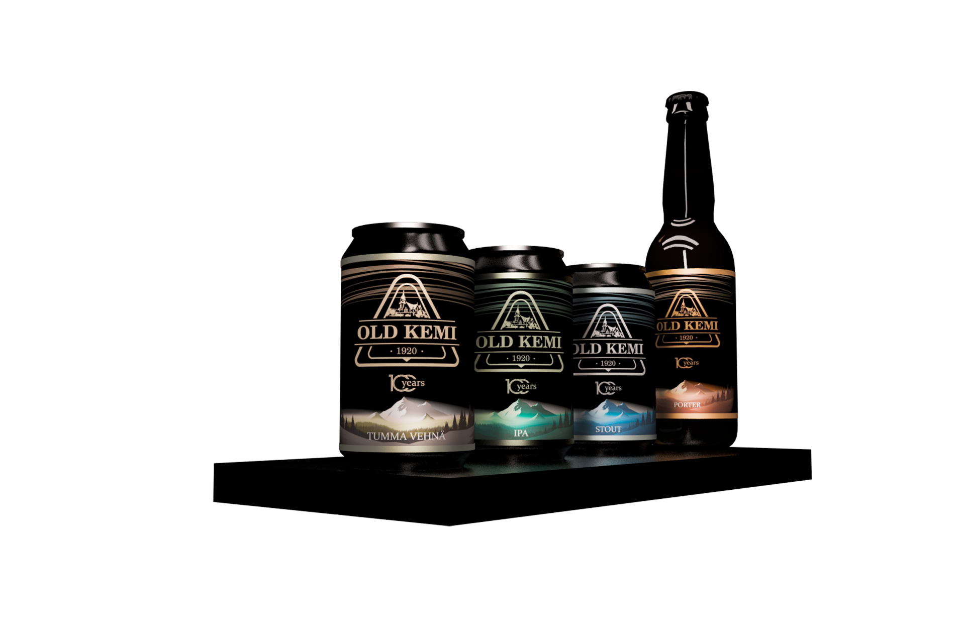 4 types of Old Kemi beer